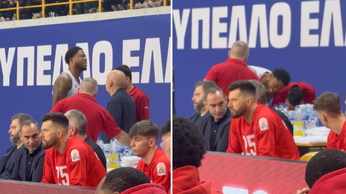  ajrik Džouns povrijedio se u meču Olimpijakosa i AEK-a 