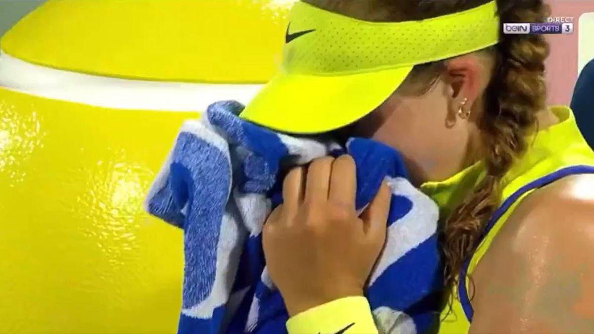  Mira Andrejeva plakala poslije poraza  