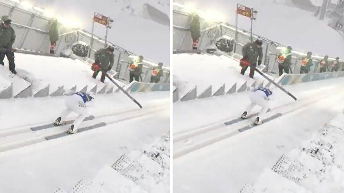  Ski skakač zakačio mašinu na Zimskim olimpijskim igrama 