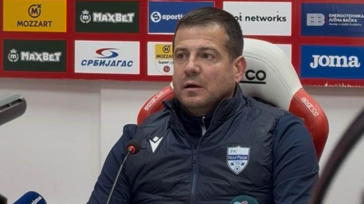  Nenad Lalatović poslije utakmice Vojvodina Novi Pazar  