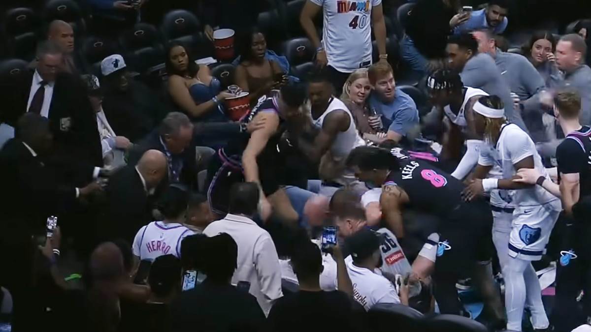  Tuča na utakmici Majamija i Memfisa 