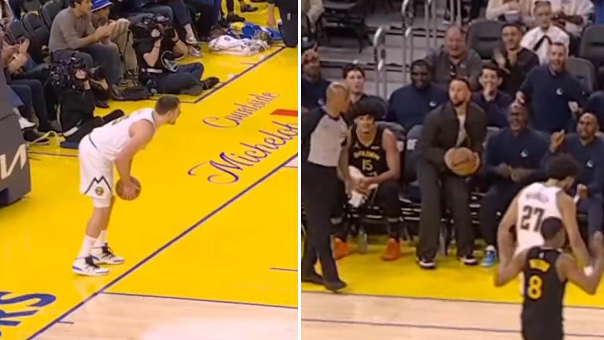  stef kari provocirao nikolu jokicu tokom utakmice 