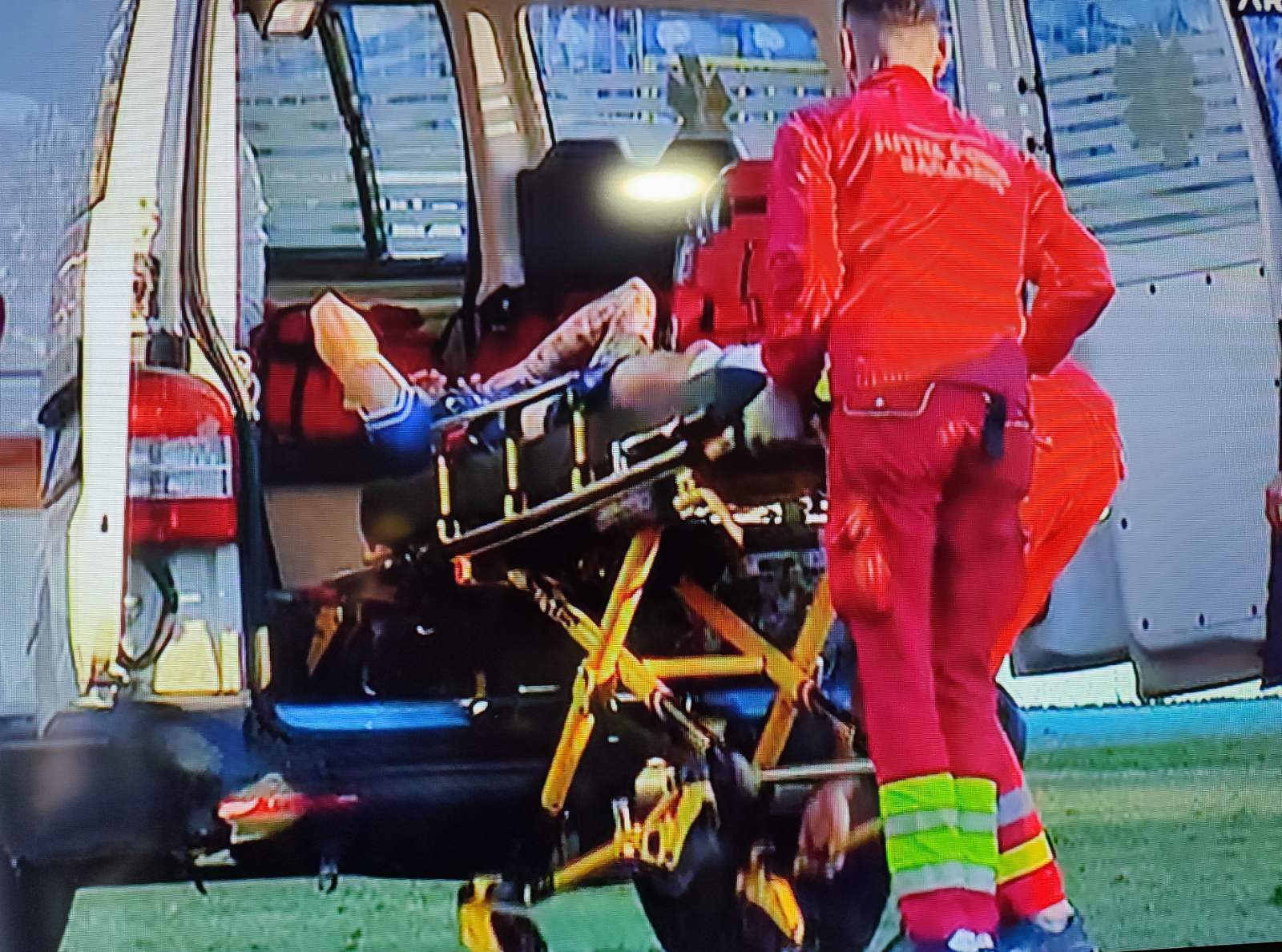  Teška povreda matej Cvetanoski na meču Željezničar Sloga 