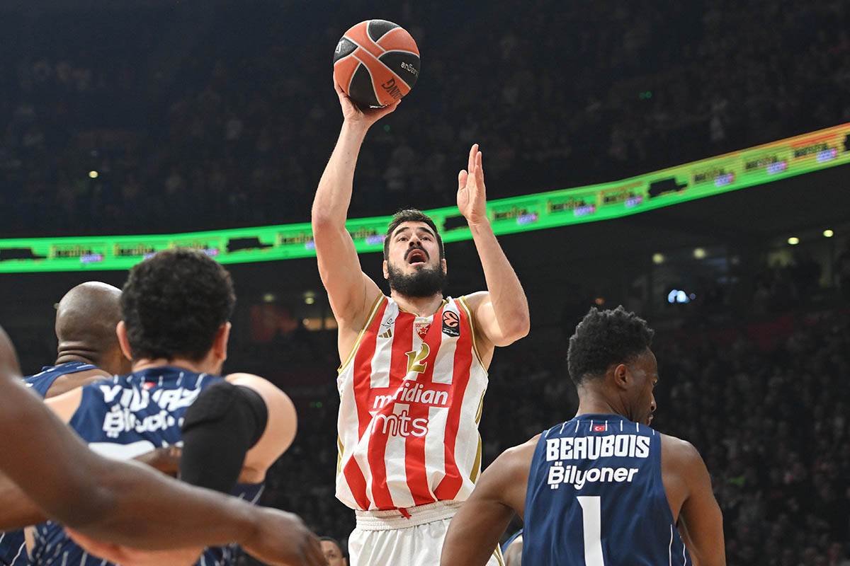  Ovako izgleda tabela Evrolige poslije 17. pobjede Crvene zvezde 