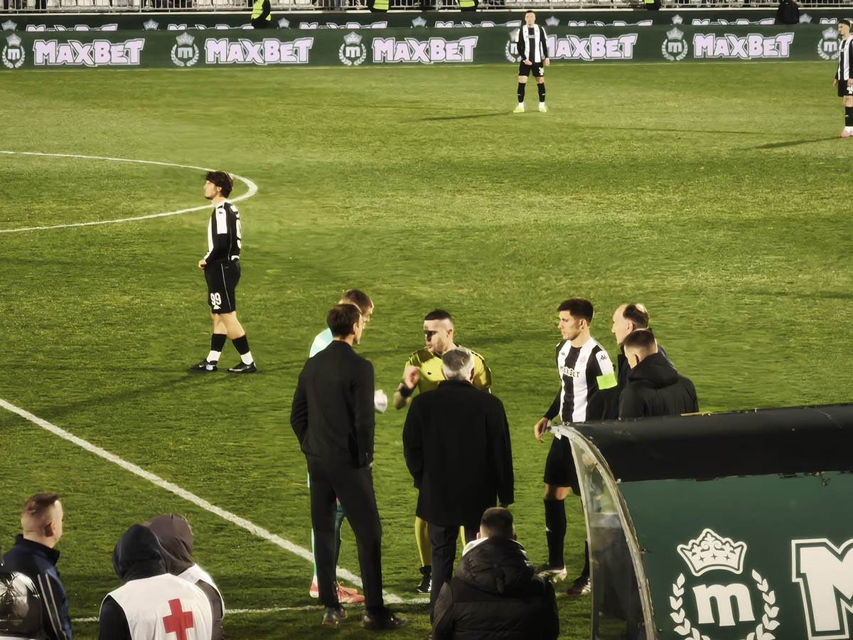  var tehnologija ne radi na mecu partizan ofk beograd  