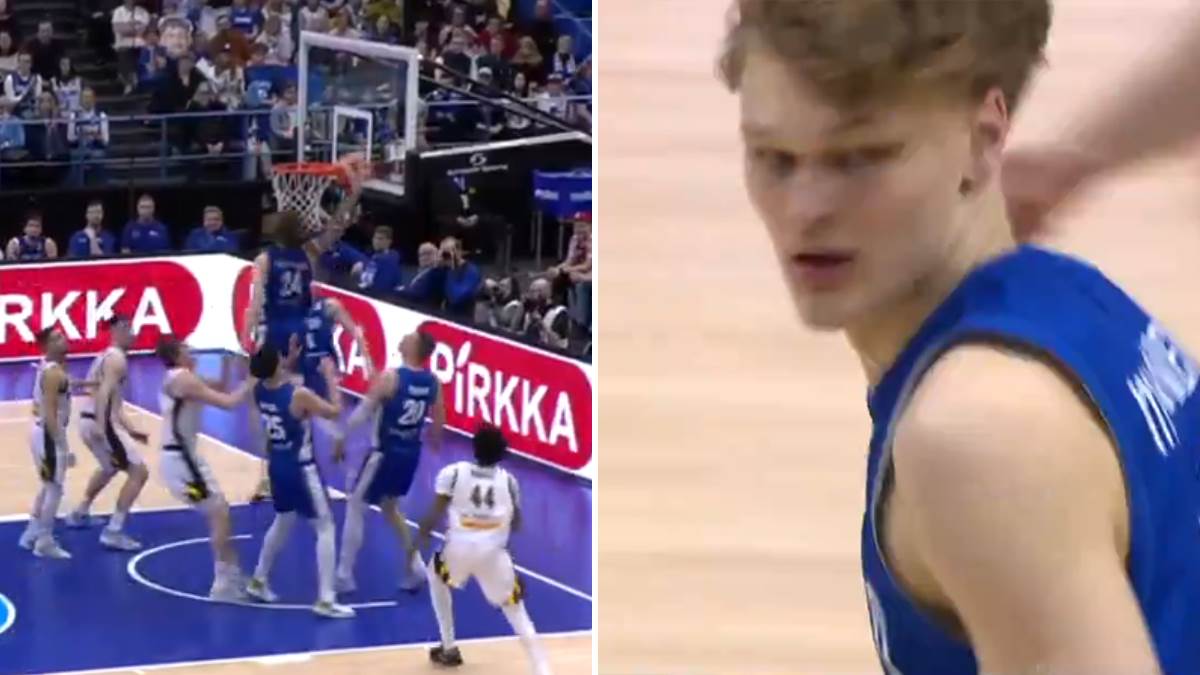  Mika Murinen zakucava u dresu Finske 