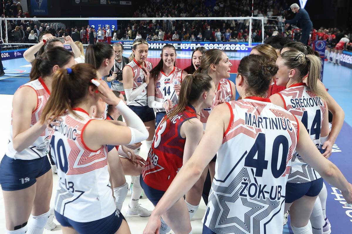  Odbojkašice Uba osvojile Kup Srbije 