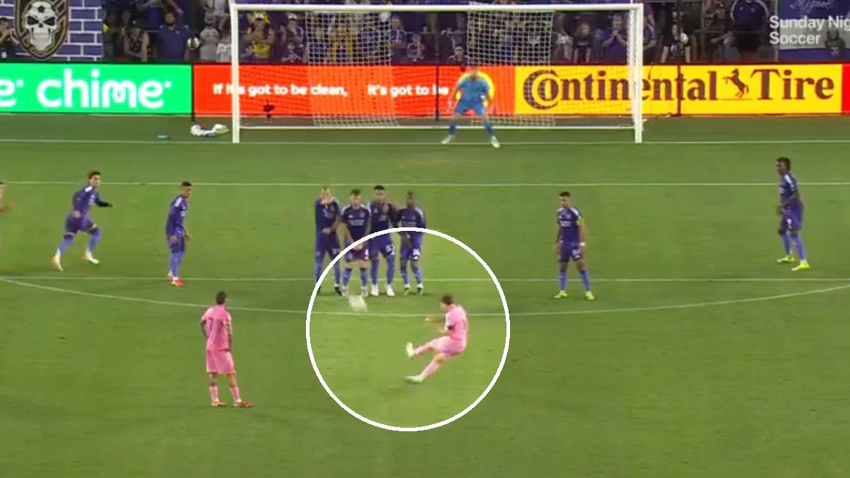  Gol Lionela Mesija iz slobodnog udarca 