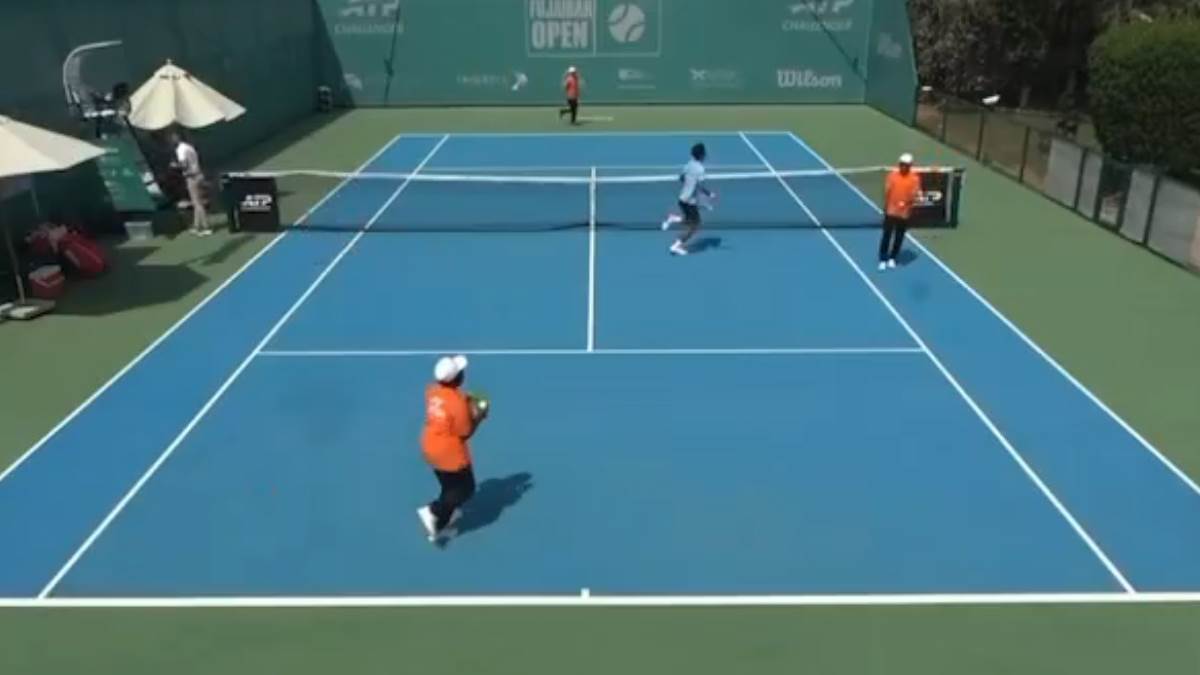  Oboren dron tokom teniskog meča  