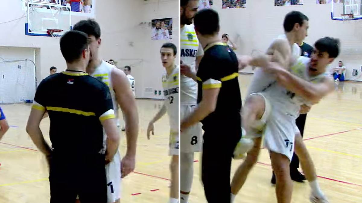  Košarkašk u Srbiji udario sudiju 