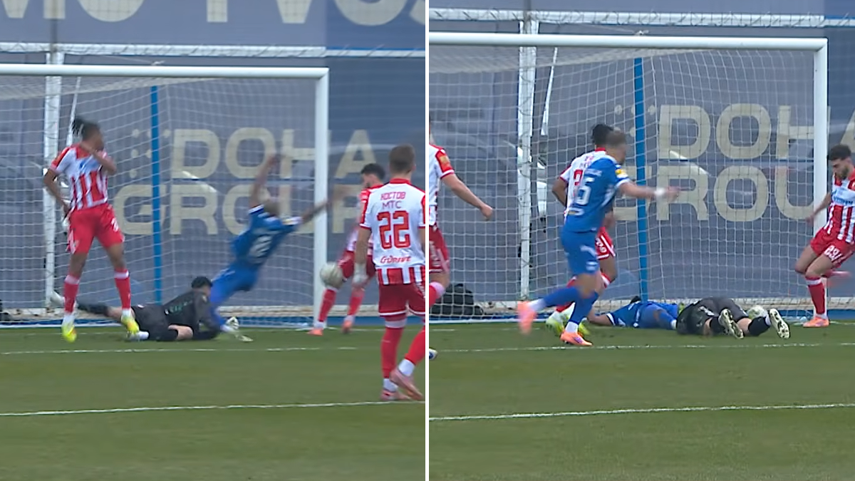  jeziv start nad golmanom crvene zvezde u novom pazaru 