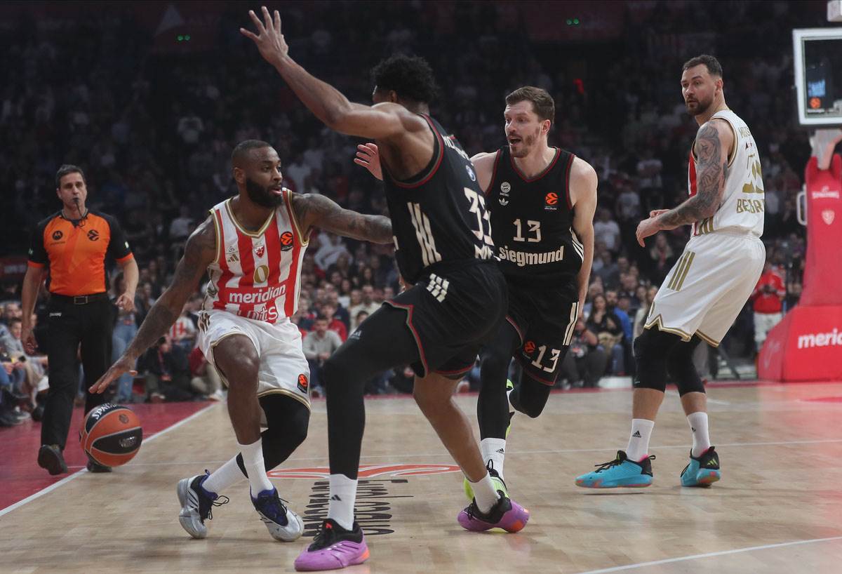  Evroliga Crvena zvezda Bajern uživo prenos 