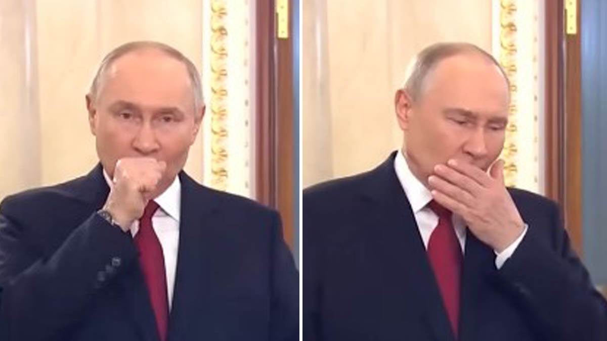  Vladimir Putin kašalj video 
