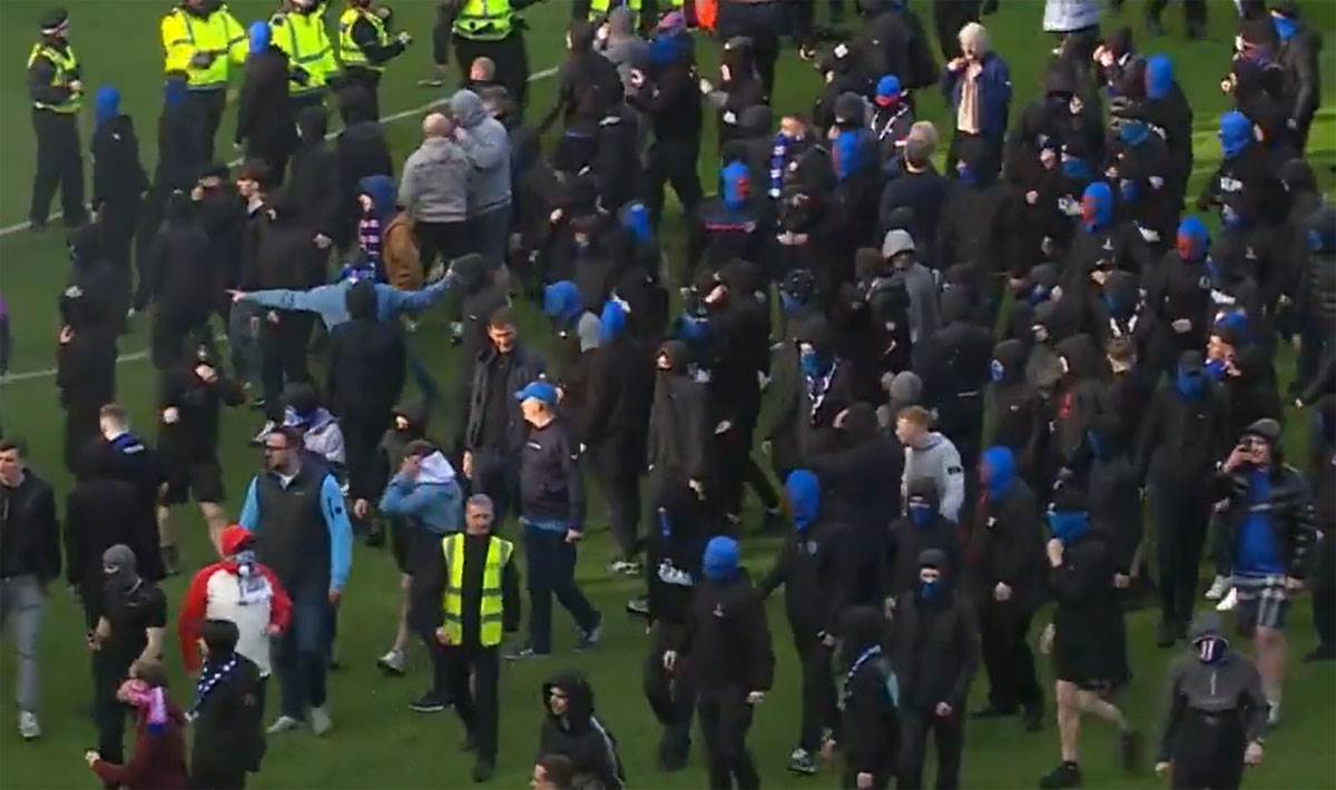  Rendžers Seltik haos na ajbroksu sukobi navijača VIDEO 