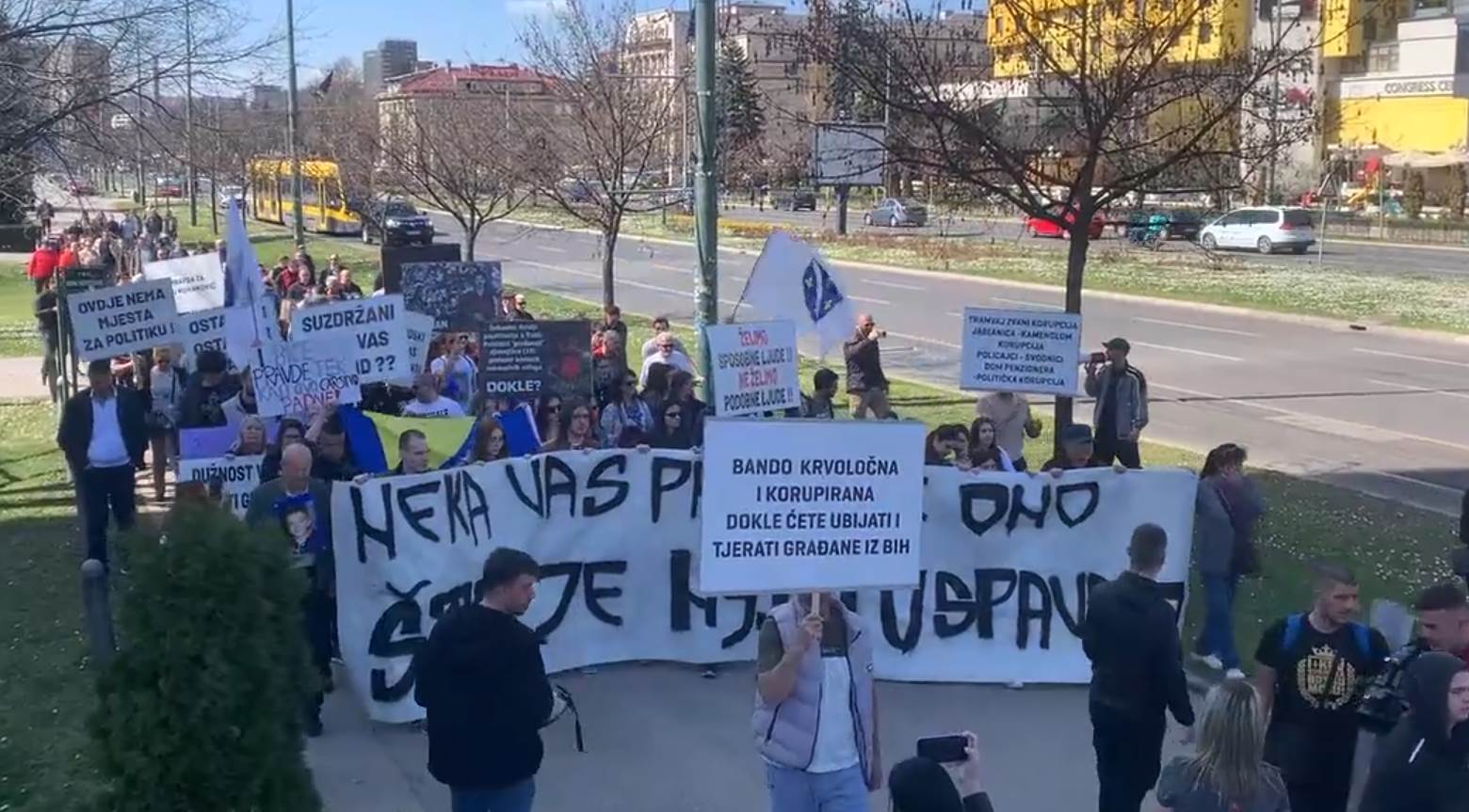  protesti u Sarajevu 