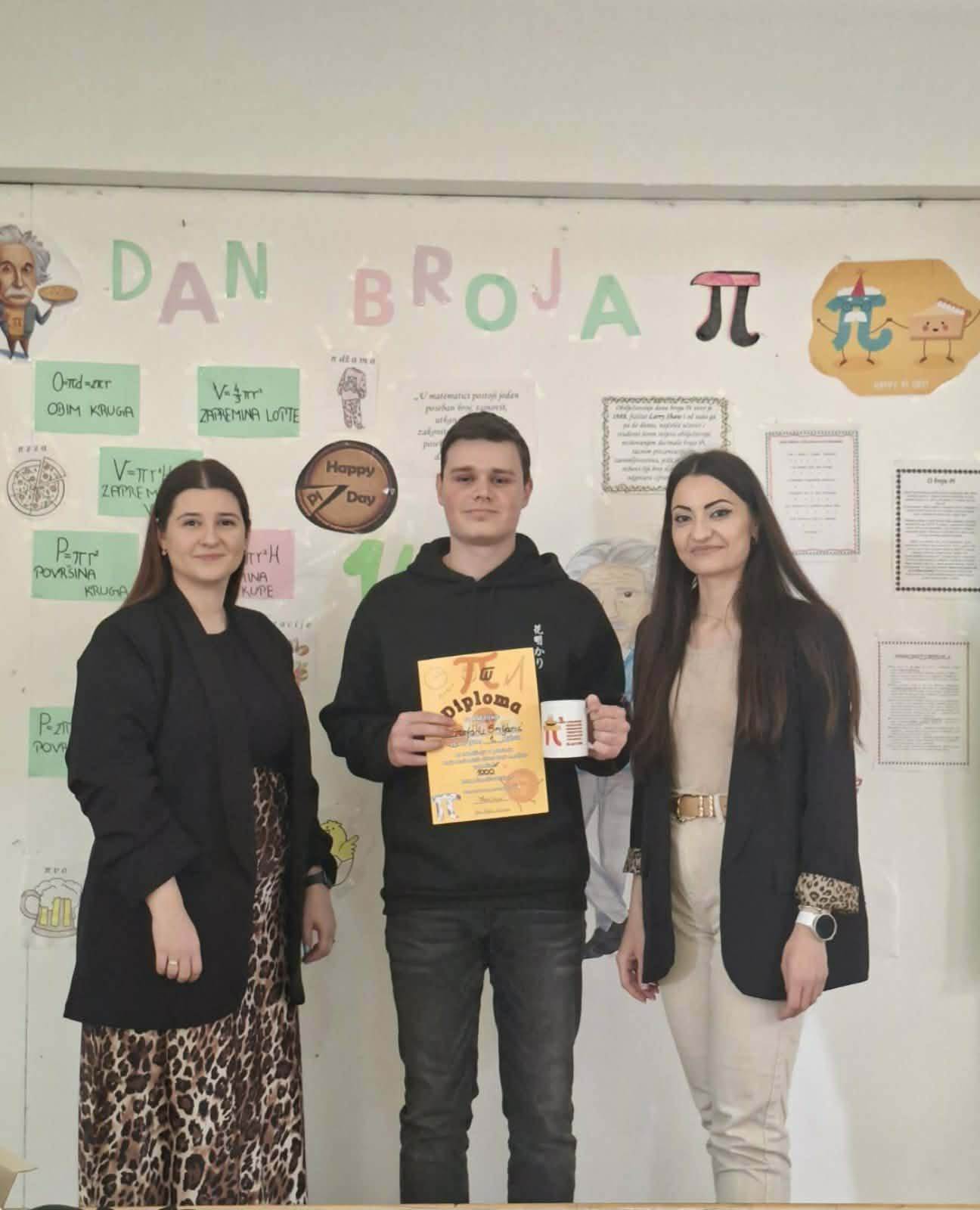  Srednjoškolac iz Novog Grada zapamtio 1.000 decimala broja pi 