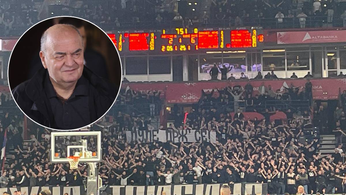  Navijači Partizana pružili podršku Dušku Vujoševiću 