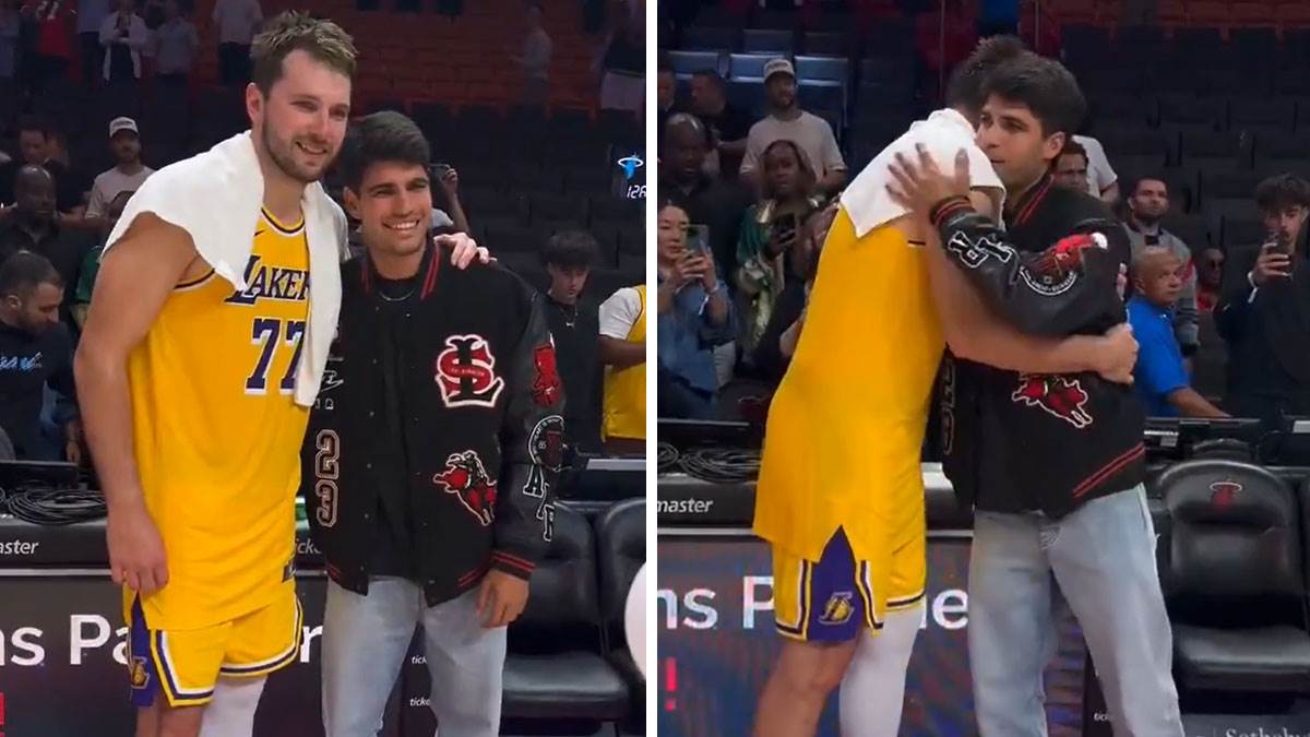  Karlos Alkaraz gledao utakmicu Luke Dončića 