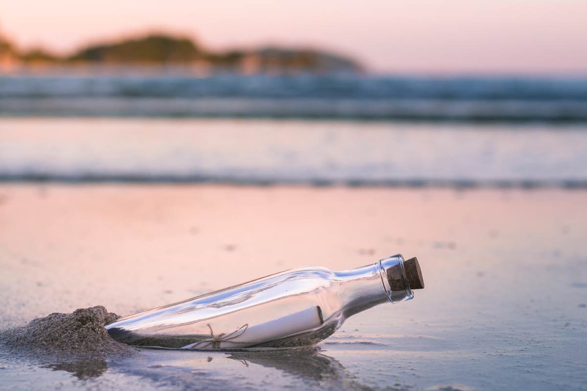  Poruka u boci iz Kanade pronađena u Škotskoj 