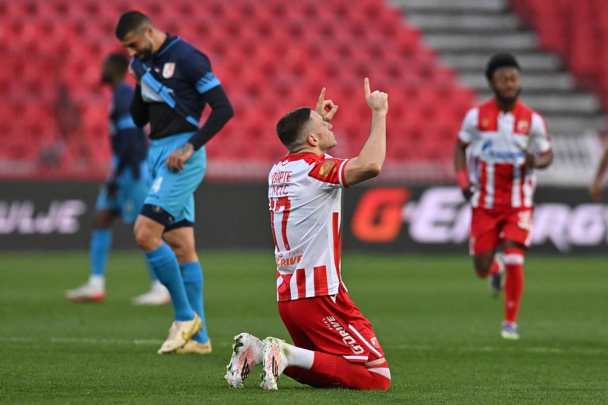  Crvena zvezda pobijedila Radnički iz Niša 2:0 