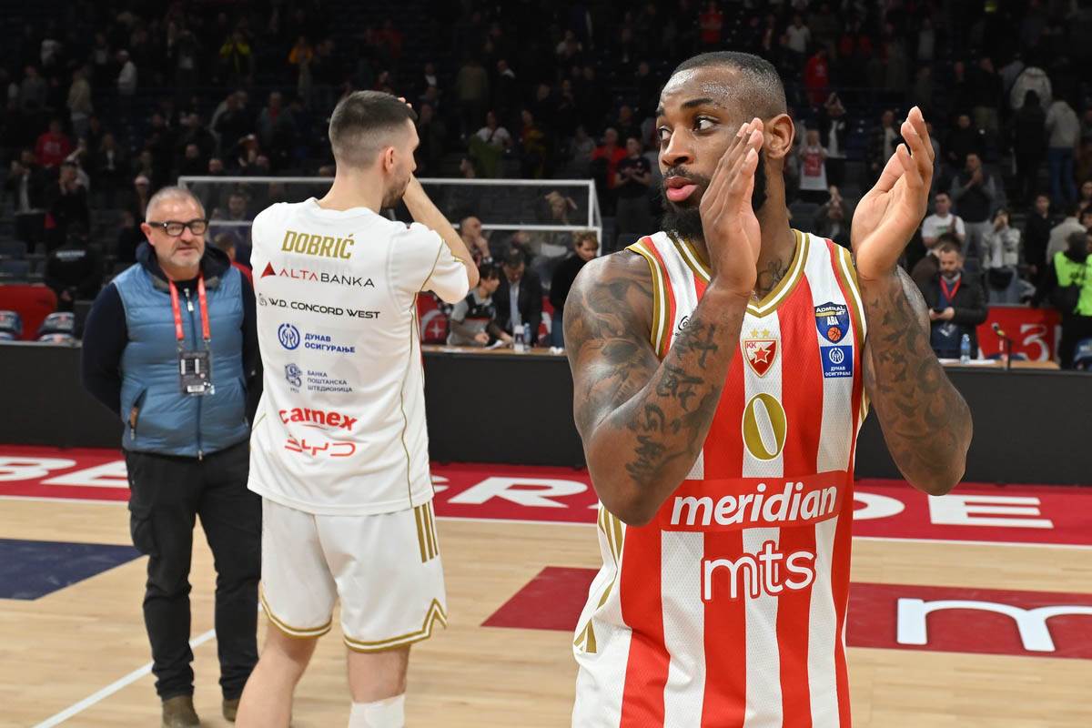  Kodi Miler Mekintajer poslije utakmice Crvena zvezda Partizan  