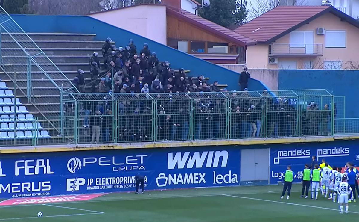  Saopštenja FK Željezničar i NK Široki Brijeg o incidentima na Pecari 