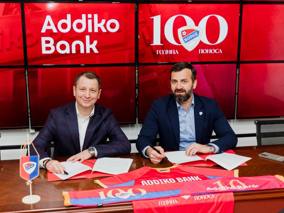   Addiko Bank Banja Luka i FK Borac potpisali novi Ugovor o sponzorstvu 