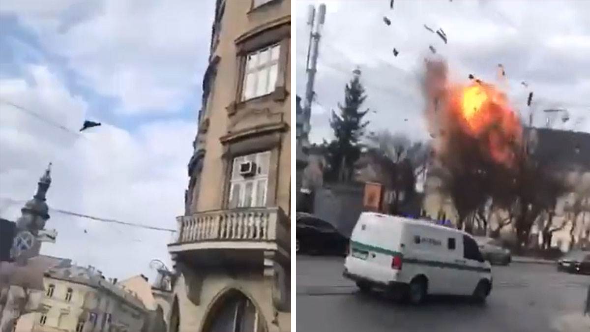  Rusija je usred dana napala centar Lavova dronovima 