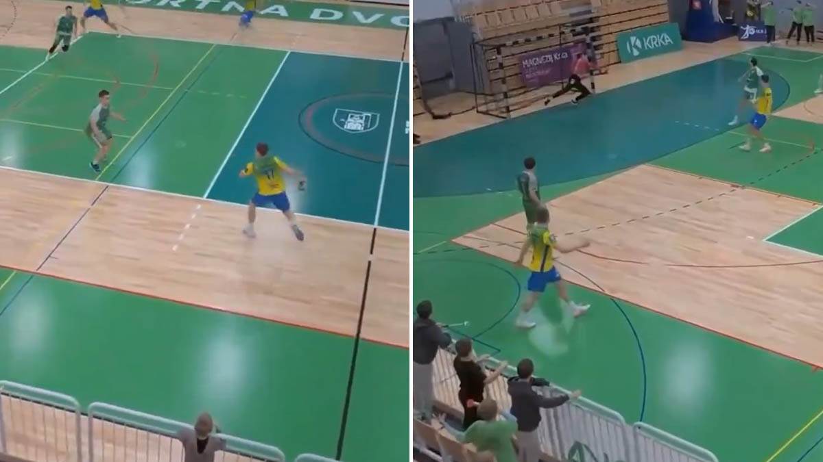  Aljuž Anžič dao gol s centra 