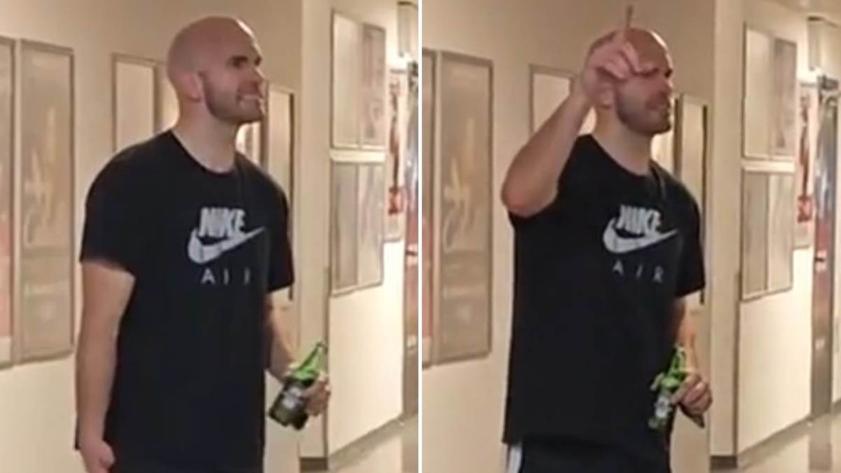  Nik Kalates proslavio pobjedu Partizana uz pivo 