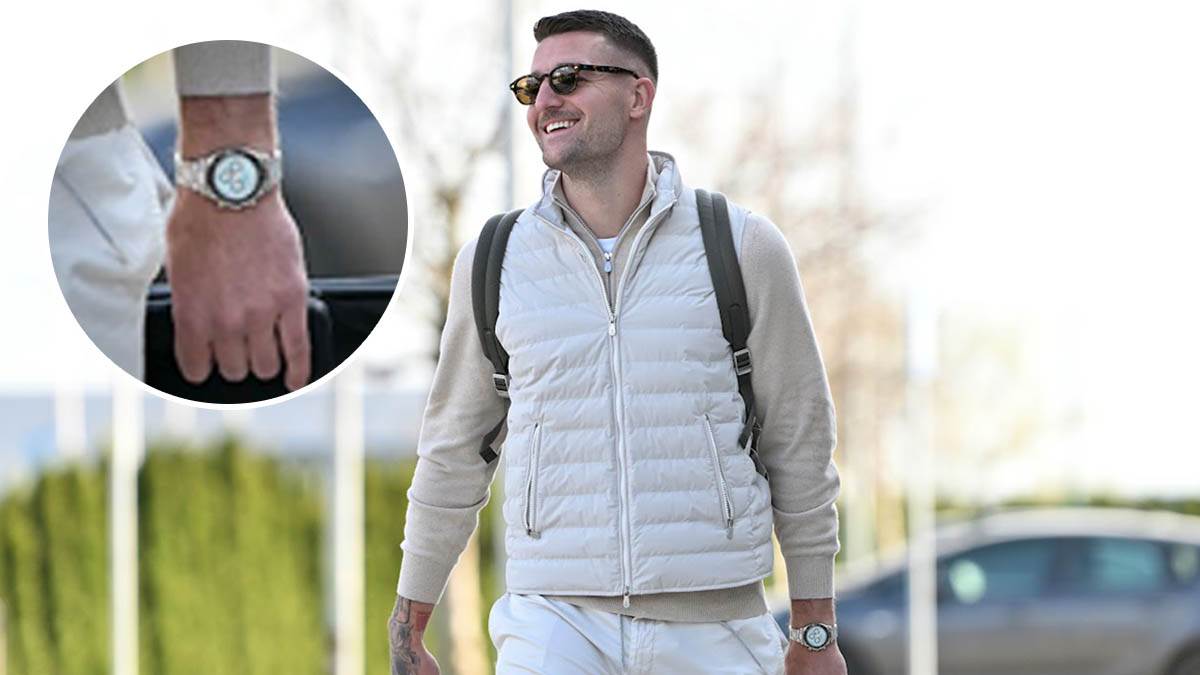  Sergej Milinković-Savić nosi skupocjeni sat Rolex 