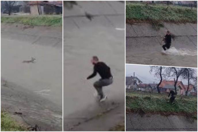  Hrabrost na djelu u Bratuncu: Jovan spasio srnu iz nabujale Križevice (VIDEO) 