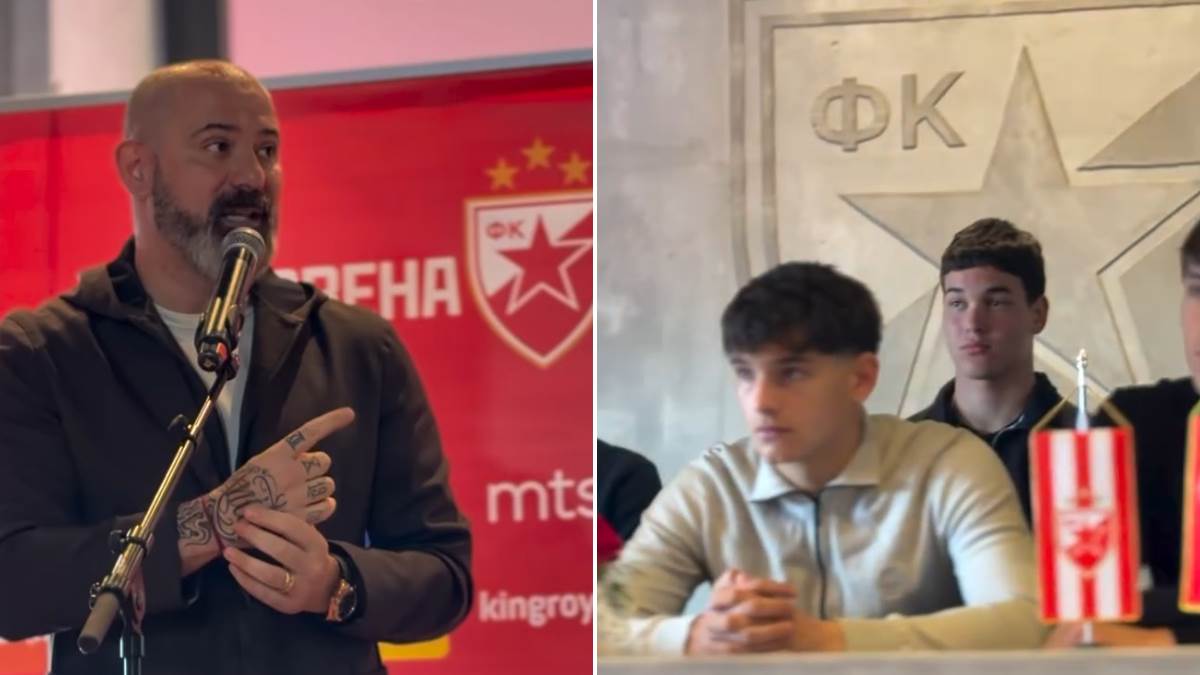 Dejan Stanković održao govor omladincima Crvene zvezde 