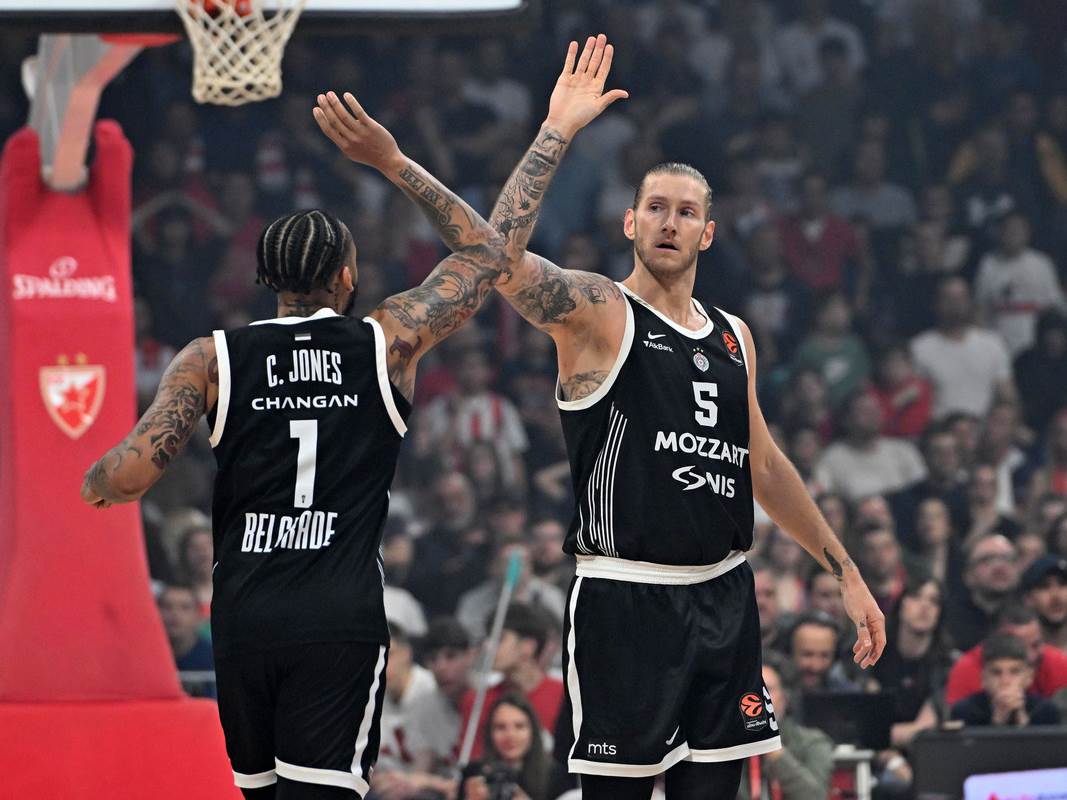  Tabela Evrolige poslije pobjede Partizana nad Crvenom zvezdom 