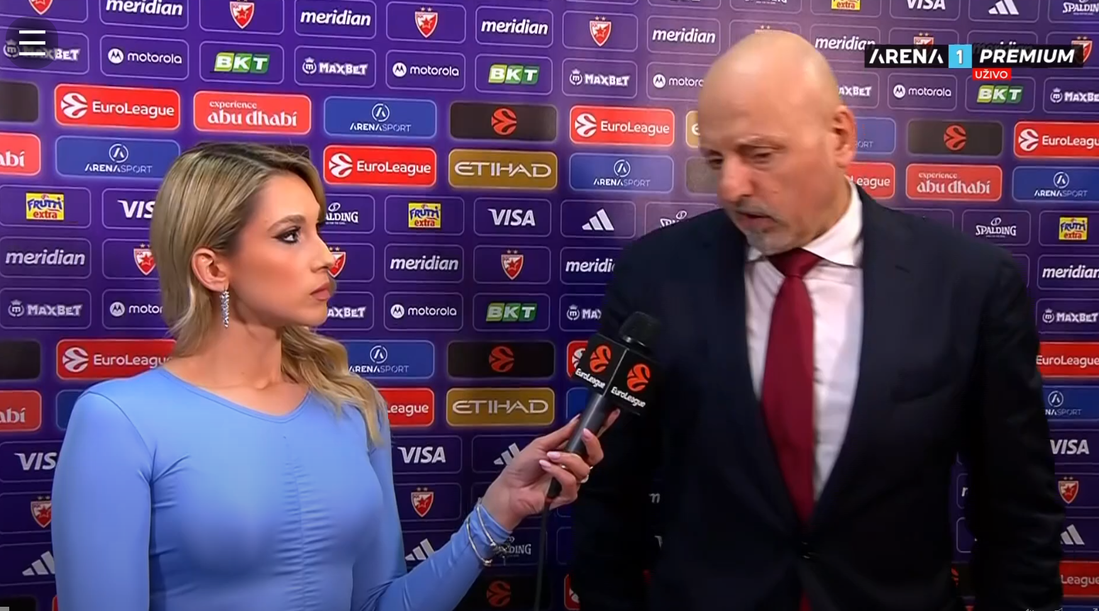  Kratka izjava Saše Obradovića nakon poraza u vječitom derbiju 