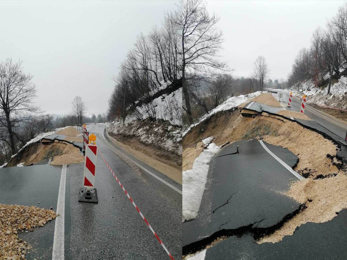  Odron blokirao put Tuzla–Bijeljina: Saobraćaj potpuno obustavljen 