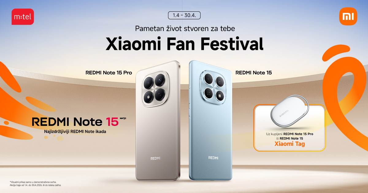  Posebna ponuda u mtel na Redmi Note 15 i Redmi Note 15 Pro 