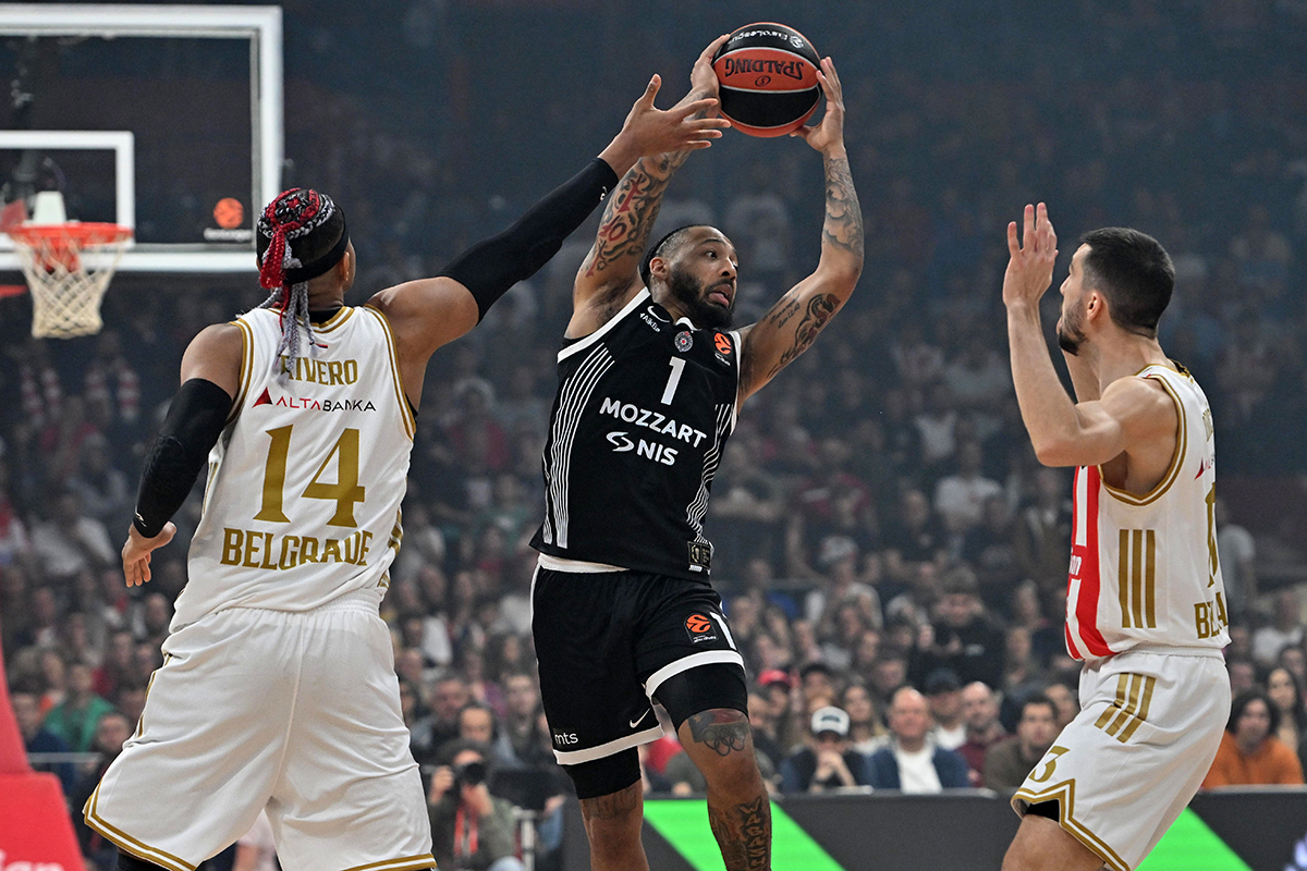  Partizan i Crvena zvezda u vrhu Evrolige 