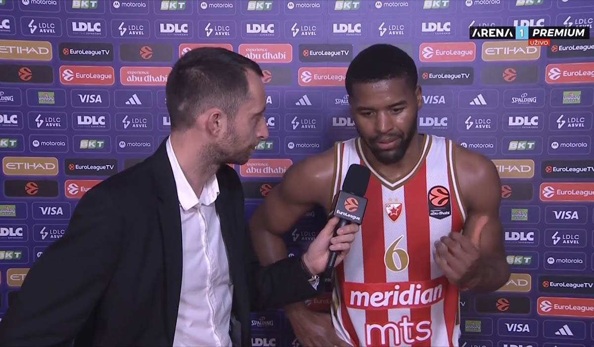  Džered Batler i Džordan Nvora o utakmici Asvel Crvena zvezda  