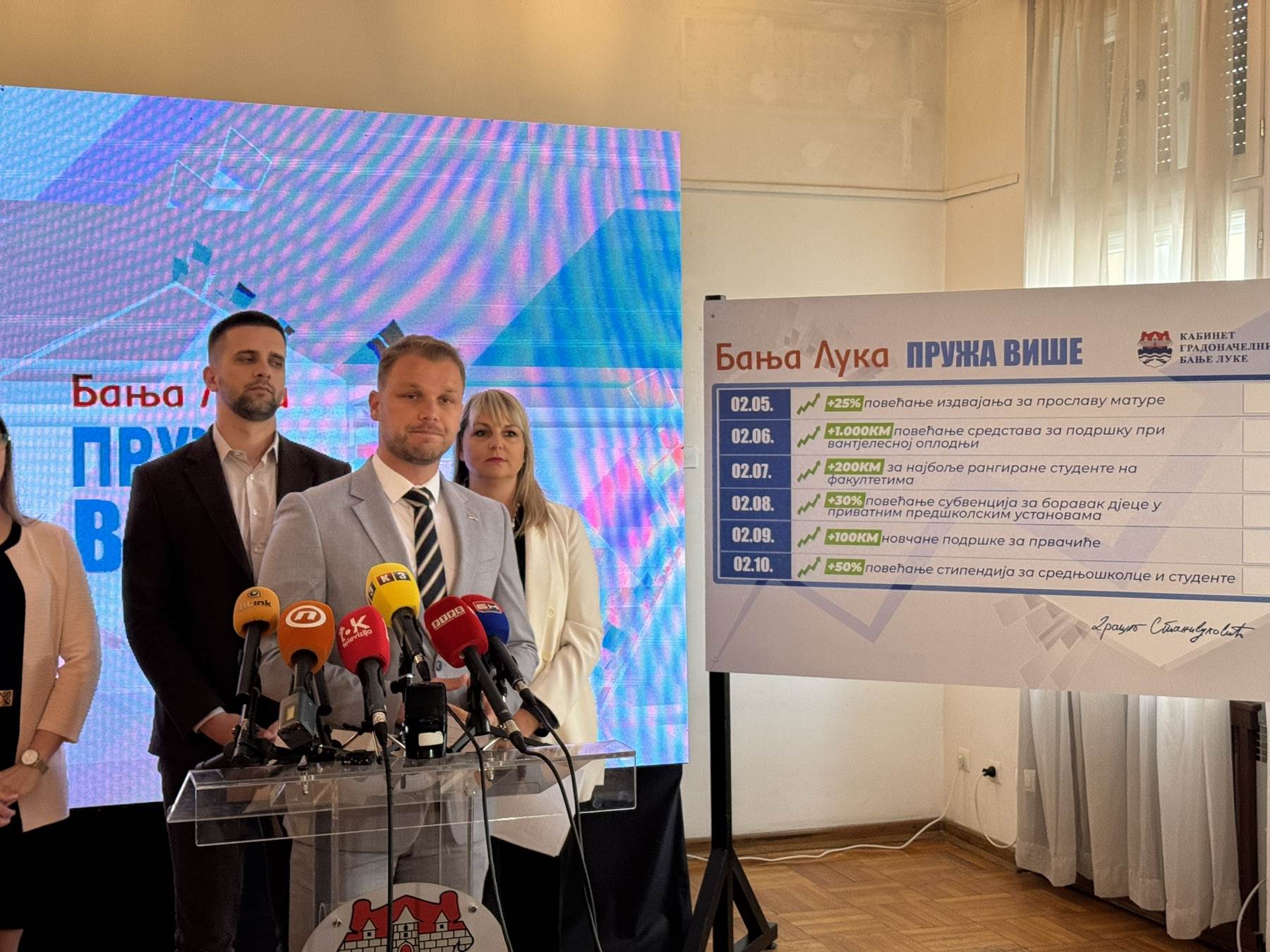  Stanivuković: Mjere podrške Banjaluka pruža više i novi tramvaji 