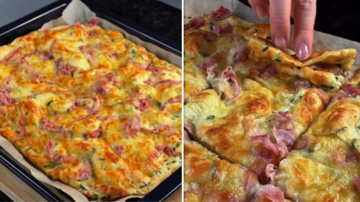  Slana palačinka iz rerne sa mladim lukom 