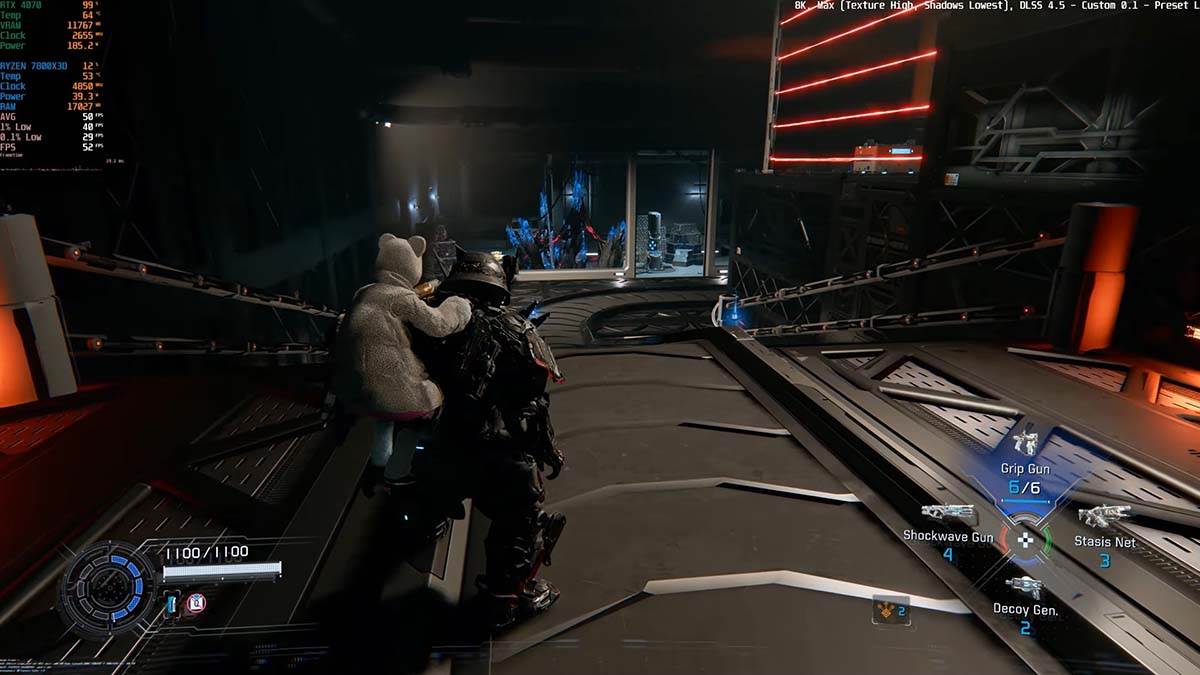  Koristeći alat DLSSTweaker, gejmer podesio DLSS 4.5 na 0,1 skaliranja 