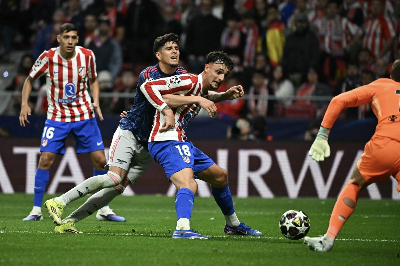  Atletiko Arsenal remi 1-1 u polufinalu Lige šampiona 