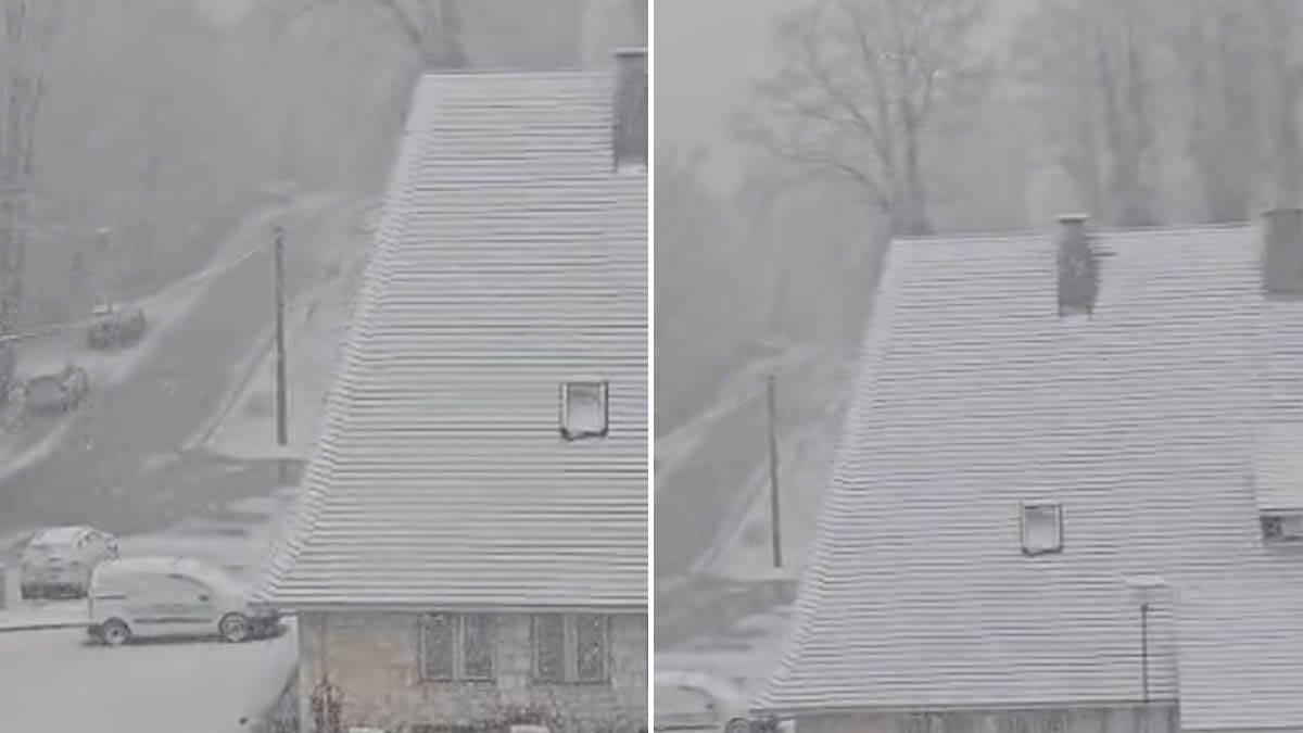  Narandžasti alarm u hrvatskoj, pao snijeg 