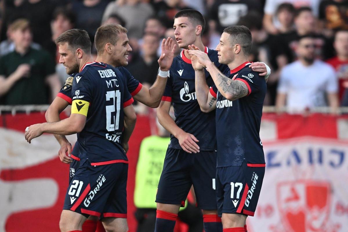  Superliga Srbije Čukarički Crvena zvezda 1:2  