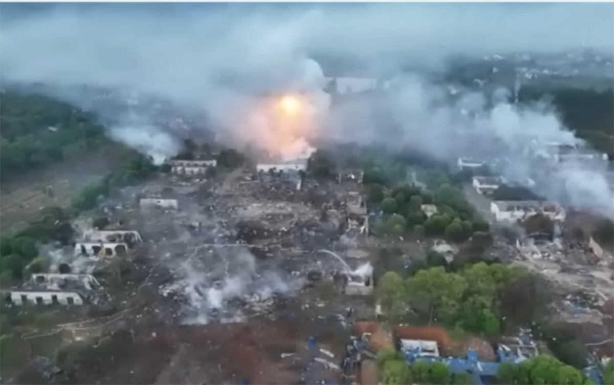  Eksplozija u fabrici vatrometa u Kini, poginulo više od 20 ljudi 