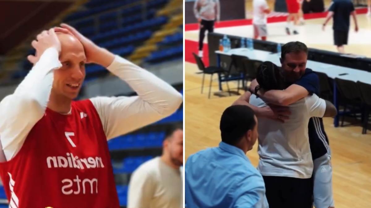  Ajzea Kenan na treningu Crvene zvezde 