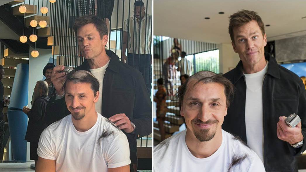  Zlatan Ibrahimović obrijao glavu 