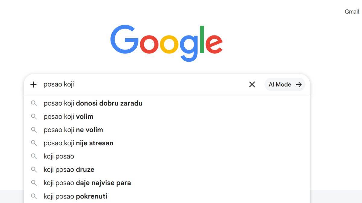  Najčešće pretrage na Guglu 