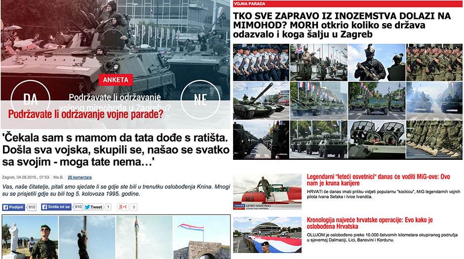  Oluja - šta pišu hrvatski mediji  